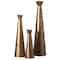 Uniquewise Brushed Paint Unique Straight Design Metal Floor Vase for Entryway, Living or Dining Room, Set of 3 QI004445.3 - alternate 3